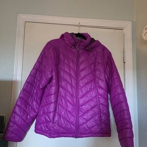 Tek Gear Women's Vibrant Purple Puffer Jacket